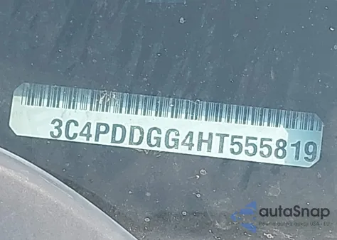 2017 Dodge Journey Crossroad Awd from USA, damaged, VIN 3C4PDDGG4HT555819